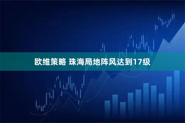 欧维策略 珠海局地阵风达到17级